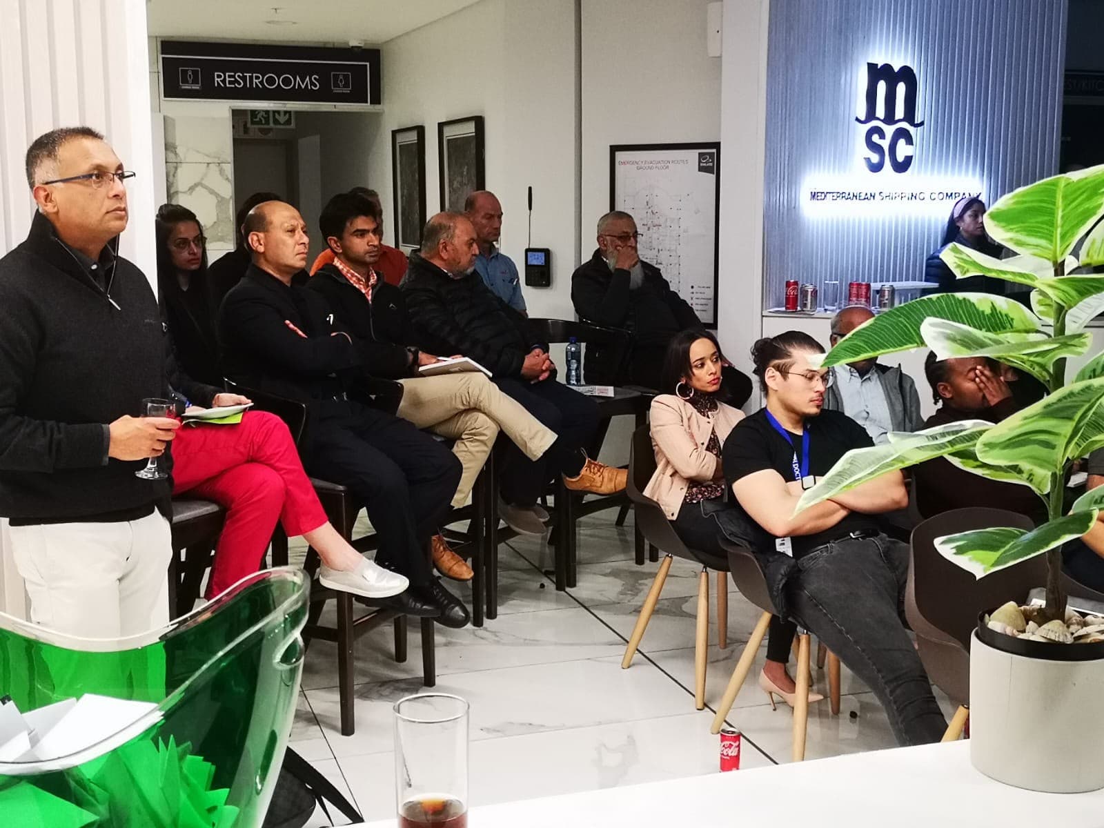 Clinicians listening attentively during a MedTalk Network CME talk